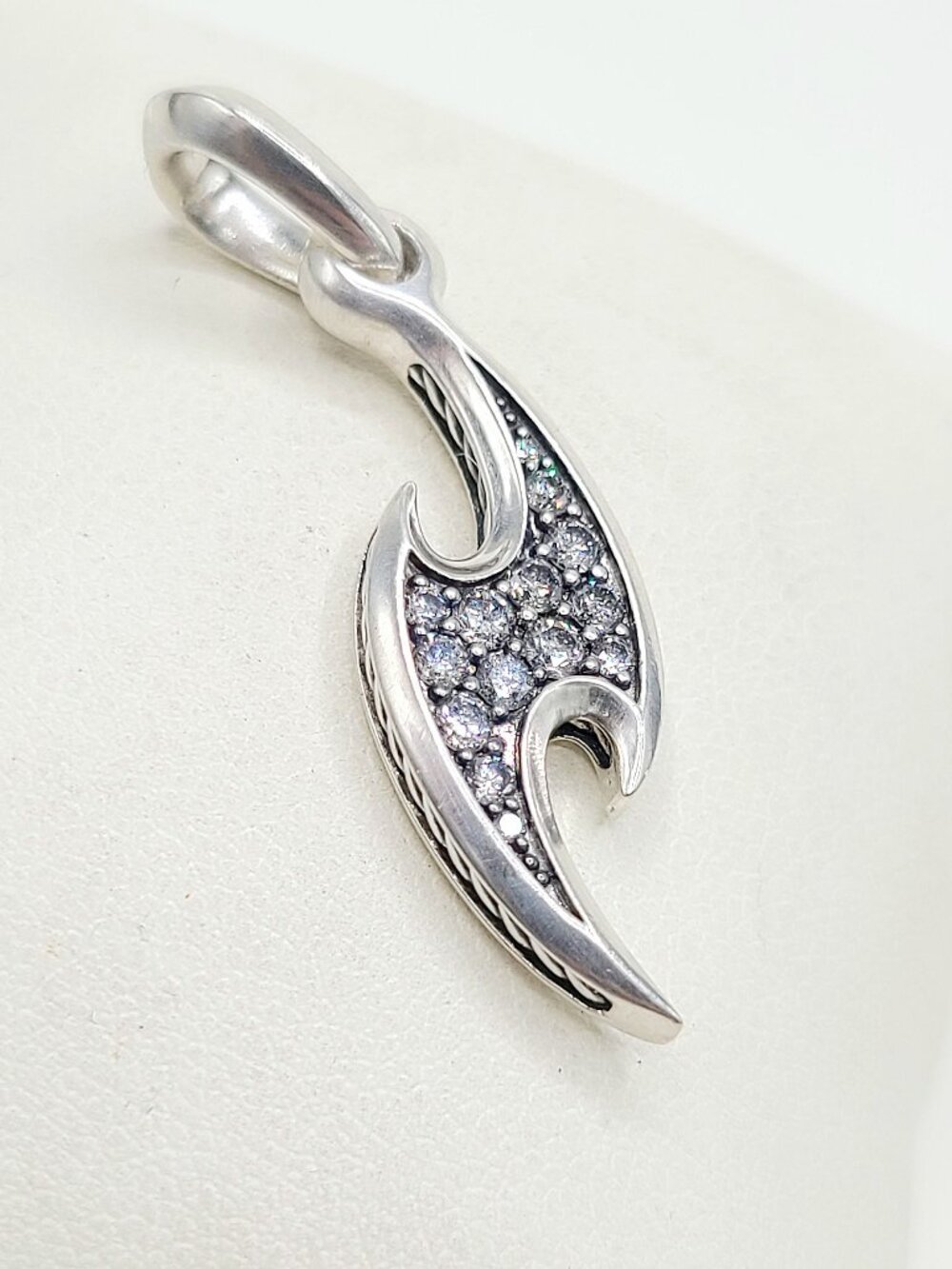 David Yurman Society Award Star Limited Edition Pendant w/ Gray Diamonds - RARE